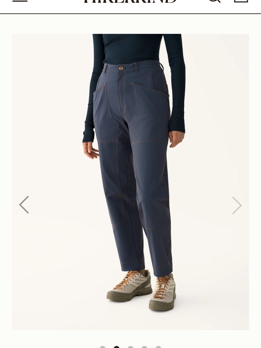 Hikerkind 8 Pocket Pants in Bathyal Blue